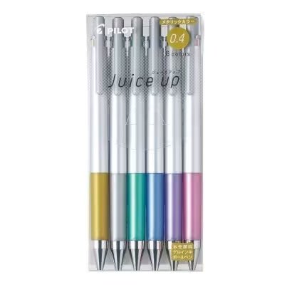 Juice Up 0.4mm Gel Ink Ballpoint Pen Metallic Color Set / Pilot