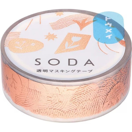 SODA Transparent Masking Tape / KING JIM